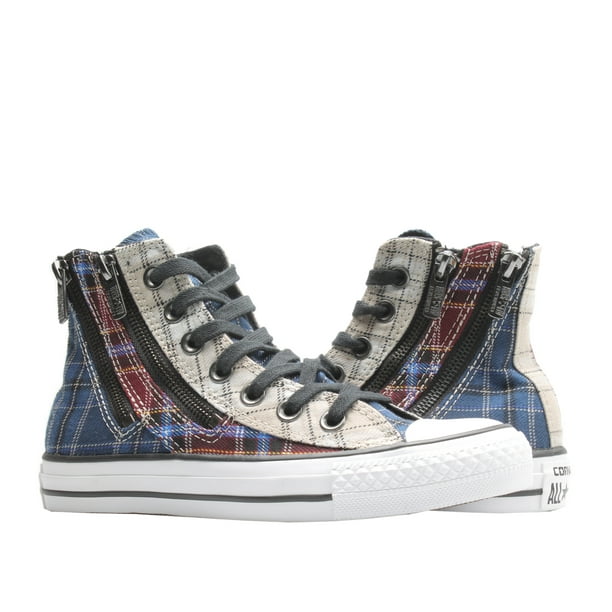 tan and plaid converse