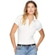 thumbnail image 1 of Polo Tommy Hilfiger de manga corta de algodón blanco para mujer, 1 of 5