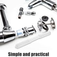 thumbnail image 3 of SOPOTUTU 3Pcs White Toilet Paper Roller Replacement Rod Plastic Spring Loaded Bathroom Holder, 3 of 8