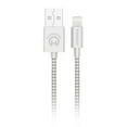 thumbnail image 1 of HyperGear Câble de Charge et de Synchronisation Tressé USB-A vers Lightning de 4 Pi (120 cm) - Blanc, 1 of 1