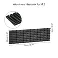 thumbnail image 2 of Aluminum Heatsink 70 x 22 x 3mm Black for M.2, for 2280 SSD, 2 of 3