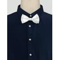 thumbnail image 2 of INSPIRE CHIC Men's Adjustable Neck Pre-Tied Party Prom Tuxedo Bowknot Bowtie White, 2 of 5