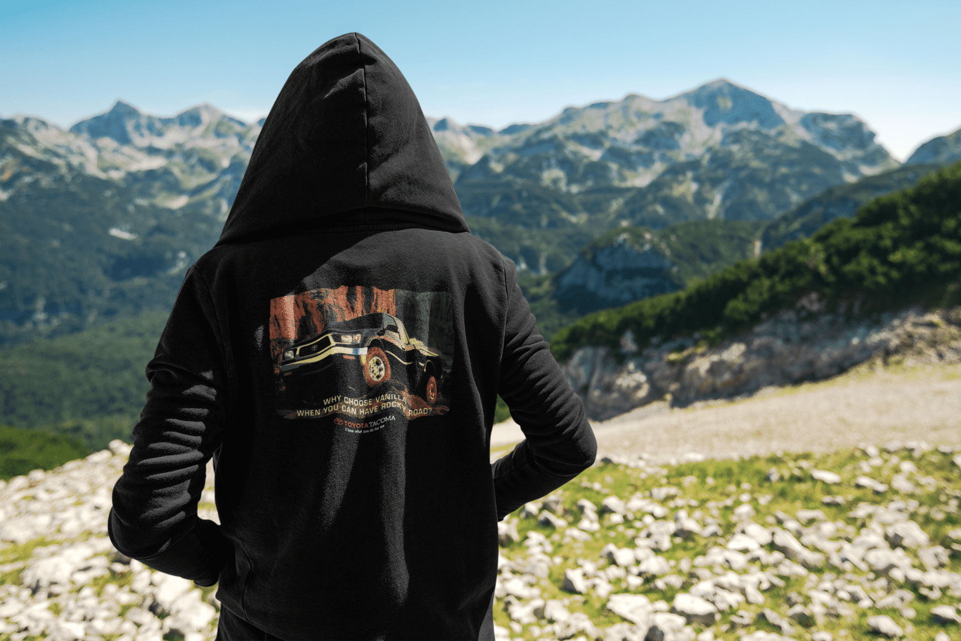 Toyota Tacoma Vintage Zip-Up Hoodie