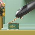 thumbnail image 2 of Auto Electric Can Opener: Open Your Cans with A Simple Press of Button - Automatic, Hands Free, Smooth Edge, Food-Safe, Battery Operated, Black, 2 of 3