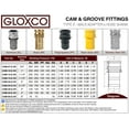 thumbnail image 4 of Gloxco Polypropylene Type E Cam and Groove Hose Fitting, 3/4" Male Camlock Adapter x 3/4" Hose Shank (CAM-07-E-PP), 4 of 4