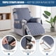 thumbnail image 4 of Fundas para Sillón Reclinable TAOCOCO 100% Impermeable Gris Azulado 1 Plaza, 4 of 7