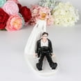 thumbnail image 6 of Cake Toppers,Wedding Cake Topper Bride Dragging Groom Funny Reluctant Groom Decorative Figurines Keepsake Marriage Decorations (Reluctant Groom), 6 of 8