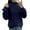 Navy, variant on UJNDER Women's Crewneck Sweatshirt Basic Pullover Long Sleeve Casual Comfortable Top for Everyday Fall Winter RD2 L