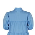 thumbnail image 6 of ZVNAΖH Womens Summer Dresses Short Sleeve Button Down Casual Swing Mini Dress Collared Tshirts Dress Ruffle Hem Pleated Dress, 6 of 8