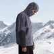 thumbnail image 4 of MHFRRA Chaqueta de Comercio Exterior con Capucha y Forro Grueso de Gran Tamaño Gris, 4 of 4