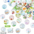 thumbnail image 6 of 50pcs Rabbit Glass Cabochon 50 Styles 25mm Animal Cabochons Eggs Mosaic Tiles Half Round Flatback Cabochons for Spring Photo Cameo Necklace Pendant Jewelry Making, 6 of 8