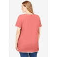 thumbnail image 2 of Woman Within Plus Size Layered-Look Tee, 2 of 6