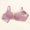 Pink, variant on Women Underwear Adjustable Push Up Bra Sexy Lingerie Fashion Letter Seamless Bra