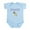 Sky Blue, variant on CafePress - Twins: Copy/Paste Infant Bodysuit - Baby Light Bodysuit, Size Newborn - 24 Months