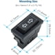 thumbnail image 5 of uds Dc12v 24v 5pin Dpdt interruptor basculante de botón elevador de ventana eléctrico Universal momentáneo para coche camión-interruptor #3, 5 of 8