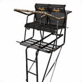 thumbnail image 1 of Muddy Stronghold 2.5 Deer Hunting 18 Foot Ladderstand Tree Stand w/Hercules Grip, 1 of 9