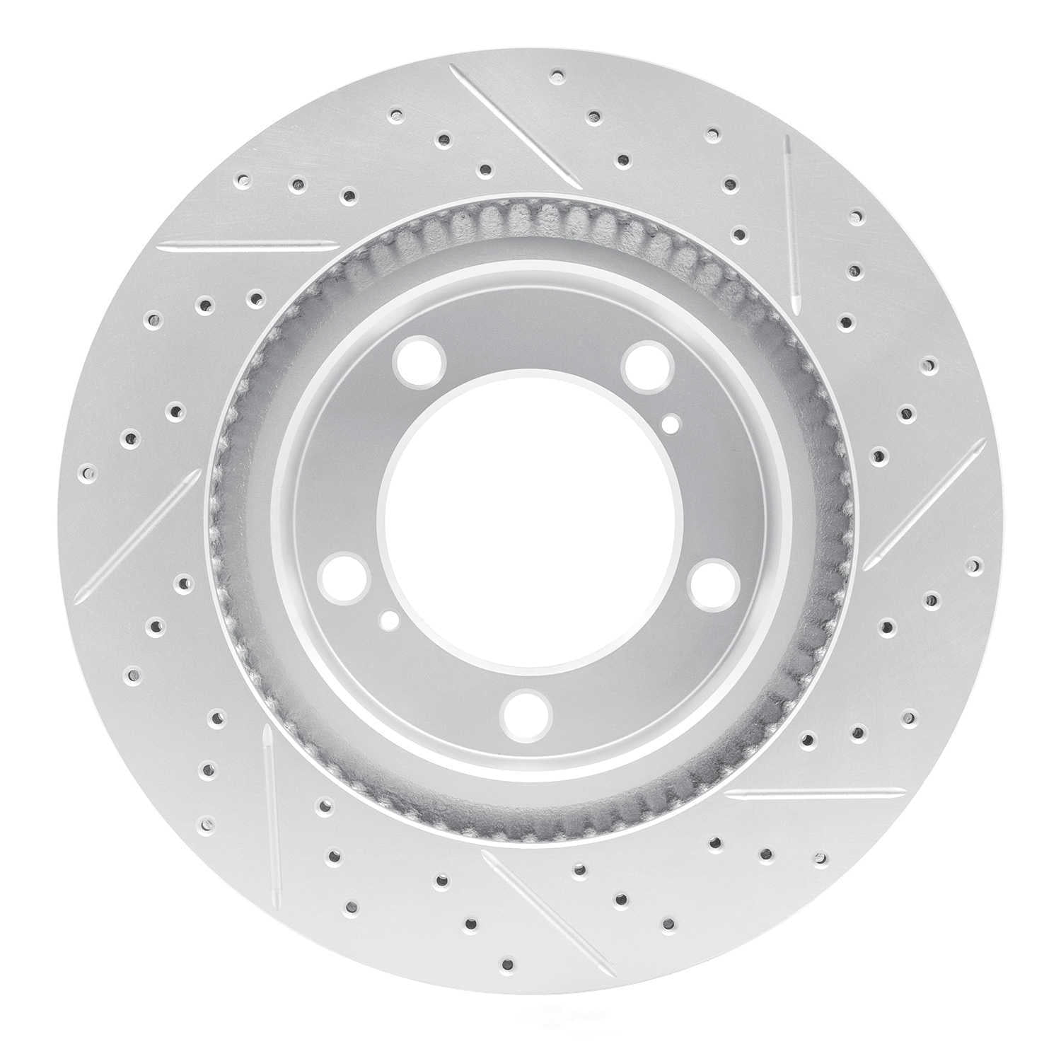 Dynamic Friction Company 830-76140L DFC Geoperformance Rotor - Drilled and Slotted