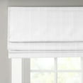 thumbnail image 3 of Madison Park Galen Basketweave Cordless Roman Shade 1 Piece 34"x64" Window Panel White, 3 of 6