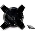 thumbnail image 4 of Leadleds Exquisite New Black Solar Powered Display Stand Rotating Turntable with White LED Light + (Colored Unit Packing Box), 4 of 6