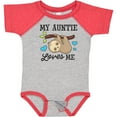 thumbnail image 3 of Inktastic My Auntie Loves Me with Sloth and Hearts Boys or Girls Baby Bodysuit, 3 of 5