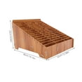 thumbnail image 2 of OUNONA Phone Box Classroom Brown Storage for Students 1Pcs, 2 of 7