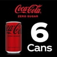 thumbnail image 4 of Coke Zero Sugar Mini-Can 7.5 fl oz, 6 Pack (Package May Vary), 4 of 5