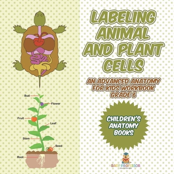 Labeling Animal and Plant Cells - An Advanced Anatomy for Kids Workbook Grade 6 Children's Anatomy Books, (Paperback)
