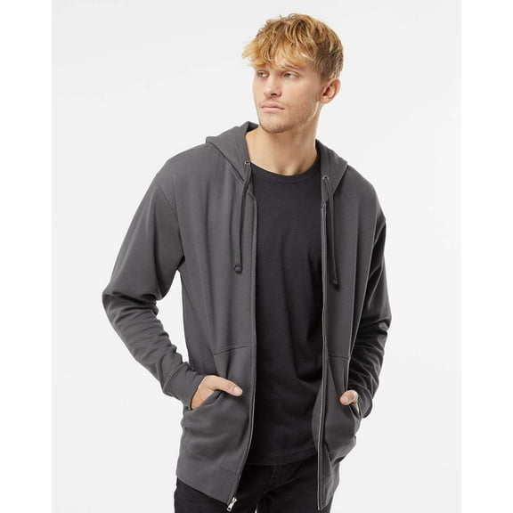 Independent Trading Co. Midweight Full-Zip Hooded Sweatshirt