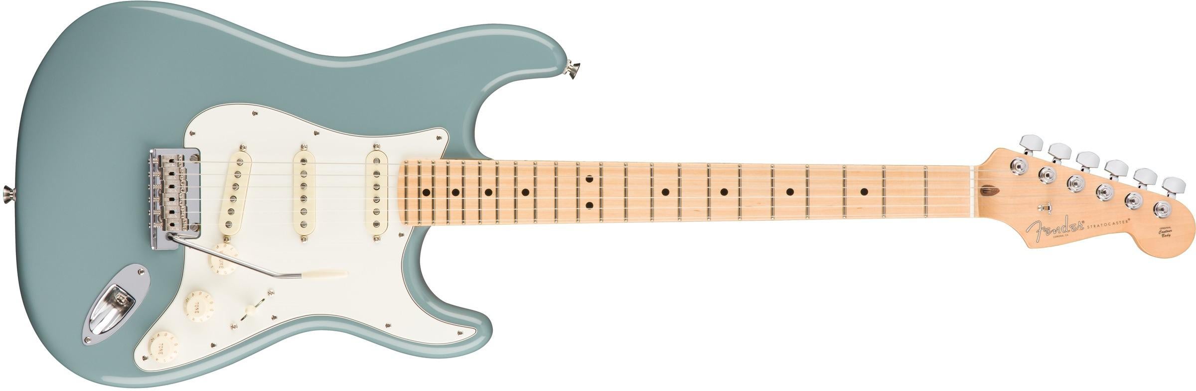 american professional stratocaster sonic gray