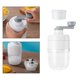 thumbnail image 4 of Trituradora de hielo Máquina de afeitar Cubo de hielo Triturado Máquina de cono de nieve Coctelería casera Máquina de de hielo Máquina de BLESIY Trituradora de hielo manual, 4 of 8