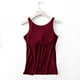 thumbnail image 5 of Camisola de manga corta para mujer con almohadilla para el pecho, sin aros de acero, ropa interior para yoga, pijamas deportivos para mujer, 5 of 6