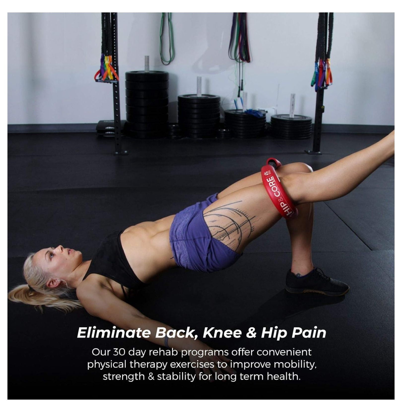 Resistance Bands for Women - Hip & Glute Bands Loop - Heavy Duty Exercise Bands for Legs & Butt - Strength Training, Physical Therapy, Home Workout - Includes Online Guide