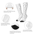 thumbnail image 4 of Picia Women Crew Soft Moisture-wicking Socks Sea Turtle Pattern Design Cotton Socks, One Size fit All, 4 of 9