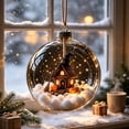 thumbnail image 4 of sruoe Halloween Mini Scene Bauble, Pumpkin Witch Clear Ornament, Halloween Home Decor, Halloween Indoor Decor for Mantel Porch Wall, 4 of 6