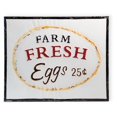 thumbnail image 1 of Boston International HHC18446 Farm Fresh Eggs Sign, 1 of 1