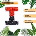 thumbnail image 3 of 8" Fillable Cardboard Letter Shaped Box Paper Mache Birthday Party Sweets Candy Serving Tray (I), 3 of 4