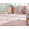 thumbnail image 3 of Well Woven Kennedy Stars Modern Modern Kids Pink 6'7" x 9'3" Area Rug, 3 of 7