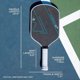 thumbnail image 5 of Pala de Pickleball de Fibra de Carbono Cruda T700 de 3 Termoformada C2 de 16 mm Aprobada por USAPA, 5 of 9
