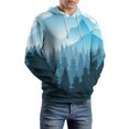 thumbnail image 5 of Nature Forest 3d Sweatshirts Hoodie Fashion Casual Personality Men's Women Street Hoodie Pullovers Long Sleeve Comfortable Top, 5 of 6
