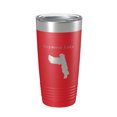 thumbnail image 1 of Seymour Lake Map Tumbler Travel Mug Insulated Laser Engraved Coffee Cup Vermont 20 oz Red, 1 of 1
