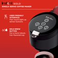thumbnail image 4 of Instant Solo Cafetière à Portion Individuelle, des Créateurs de Instant Pot, Cafetière Compatible avec les Dosettes K-Cup, Comprend un Réglage Audacieux et un Réservoir d'Eau de 40 Oz, Infuse de 8 à 12 Oz, Noir, 4 of 7