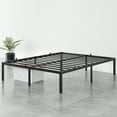 thumbnail image 3 of M optimized 14" Heavy-Duty Metal Platform Bed Frame with Storage, Bed Frame with Metal Slat Support, No Box Spring Needed, Full Size, 3 of 9