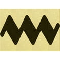 thumbnail image 1 of Ahgly Company Machine Washable Indoor Rectangle Transitional Mustard Yellow Area Rugs, 2' x 3', 1 of 7