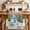 Brown Blue, variant on Merry Christmas Table Runner 90 Inches Long Farmhouse Dress Scarves, Rustic Xmas Tree Elk Blue Snowman Snowflake Dining Tablerunner for Coffee Table/Kitchen Island/Party Décor, 13" x 90"