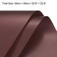 thumbnail image 2 of Uxcell Flower Wrapping Paper Waterproof Floral Wrap Brown 22.8 x 22.8 Inch Used for DIY Crafts Bouquet Packaging 20 Pcs, 2 of 6
