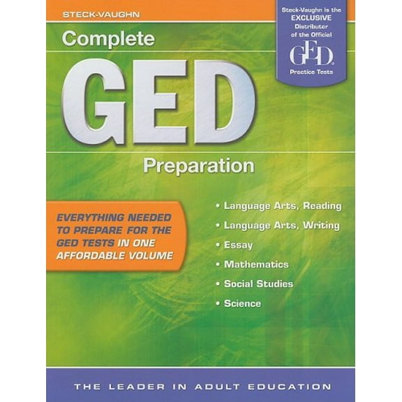 Pre-Owned GED Complete Preparation: All-In-One Study Guide Paperback