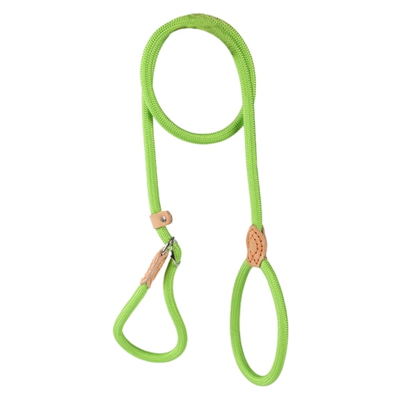 Dog Leash No Buckle Slip Lead Dog Leash Heavy Duty No Pull Leash for Small Medium Dogs Knot-free Design with Adjustable Stopper for Training Walking