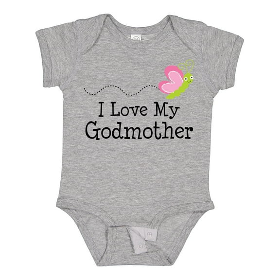 Inktastic I Love My Godmother Girls Baby Bodysuit