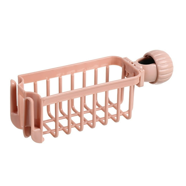 Sink Sponge Rack Stand Kitchen Faucet Storage Rack Sponge And Towel Rack Drain Basket Home Kitchen Cleaning Tools
