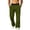 Army Green, variant on Men's Lightweight Quick Dry Hiking Running Pants Outdoor Sports Breathable Zipper Pockets Athletic Workout Pants Army Green L